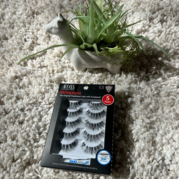 Ardell Other - Ardell 5 pack wispies eyelashes with eyelash glue. Makeup makeover falsi…